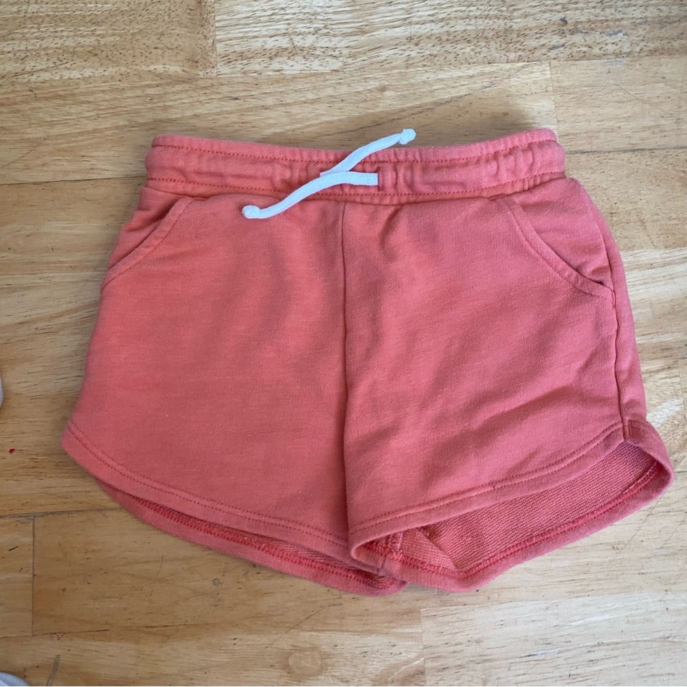4T Old Navy Coral Sweat Pant Material Drawstring Shorts